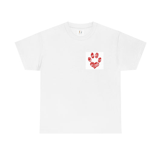 Love paw print T-shirt