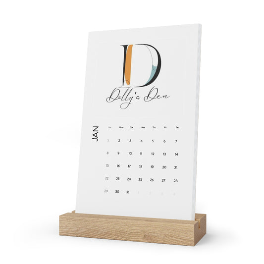 Personalised Vertical Desk Calendar (2023)