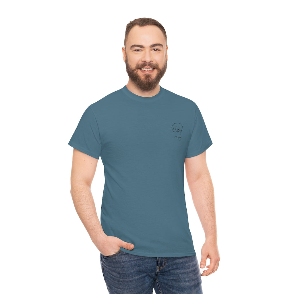 Weimaraner Unisex Cotton T-shirt