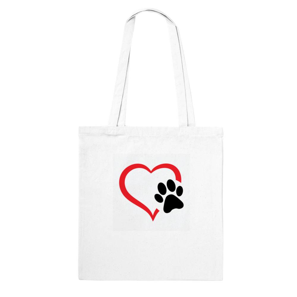 Heart & Paw Tote Bag