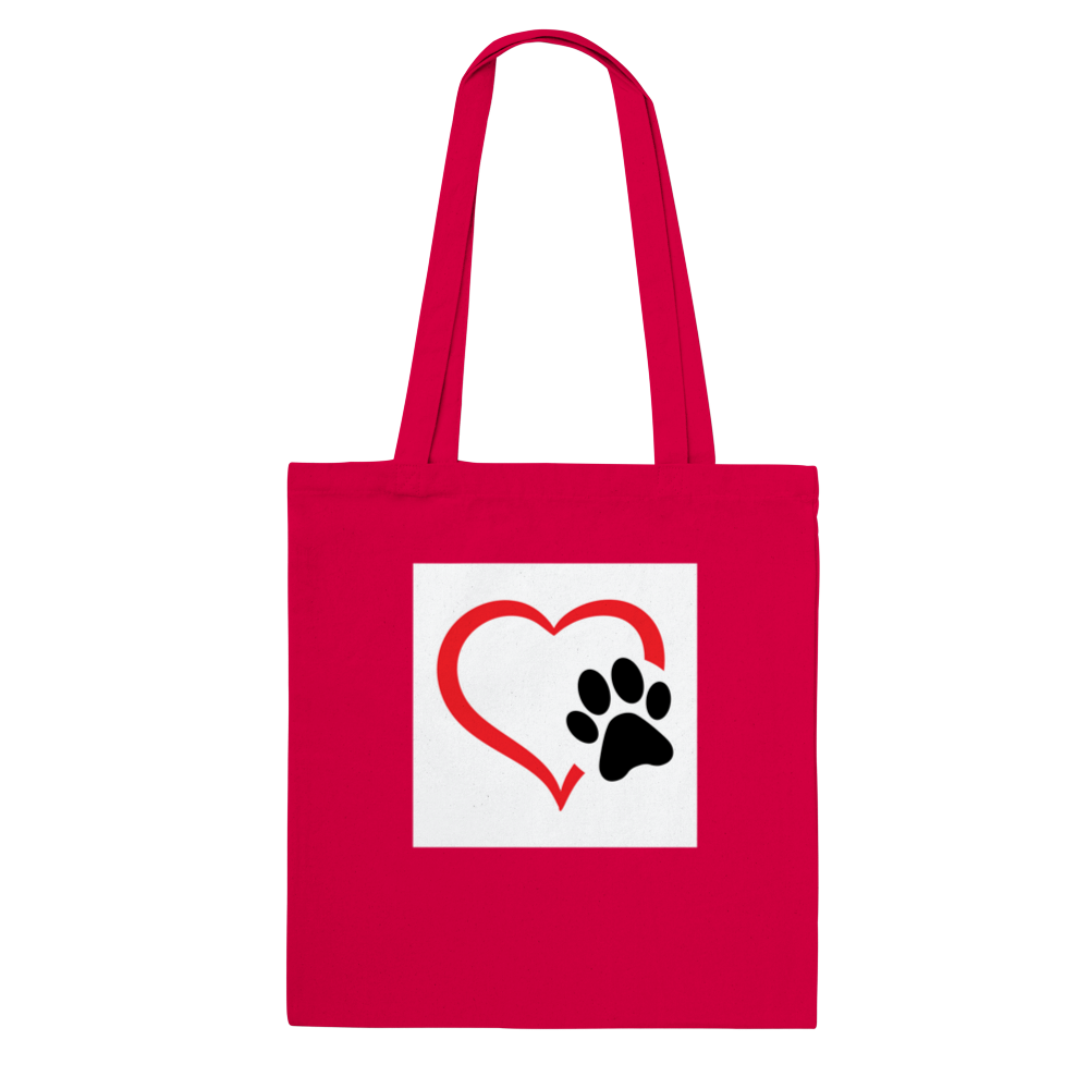 Heart & Paw Tote Bag